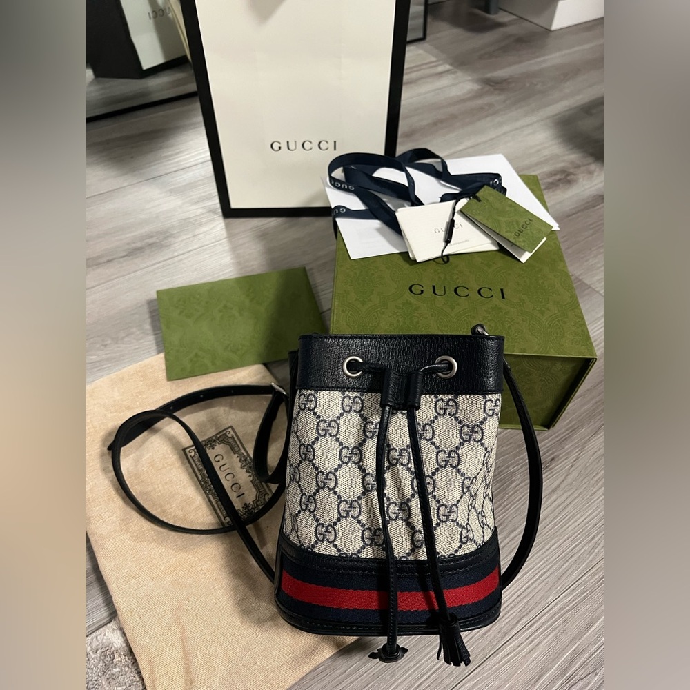 Gucci mini drawstring bucket bag